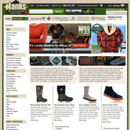 Online Store Using ShopSite Shopping Cart Software - Hanks Clothing