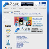 Online Store Using ShopSite Shopping Cart Software - Laser Cartridge Plus