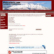 Online Store Using ShopSite Shopping Cart Software - Pick-a-Lock