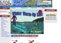 Kayak Pro Shop Screen
