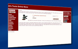 ShopSite Shopping Cart Quick Classy Built In Template