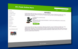 ShopSite Shopping Cart Quick Clean Built In Template