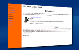 ShopSite Shopping Cart Lefty Built In Template