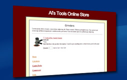 ShopSite Shopping Cart Matte Built In Template