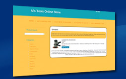 ShopSite Shopping Cart Texturize Built In Template