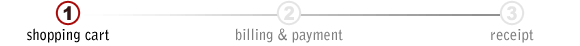 Step 1 - Your Shopping Cart