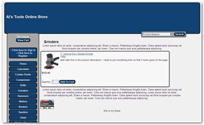 Awesome ShopSite Template