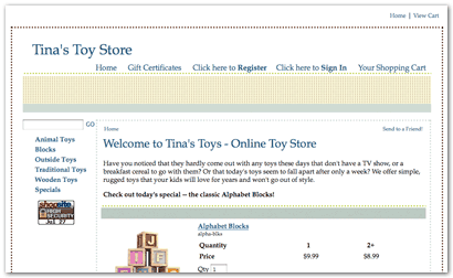 Dots ShopSite Template