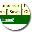 Green Tabbed Navigation Theme - click to view full page