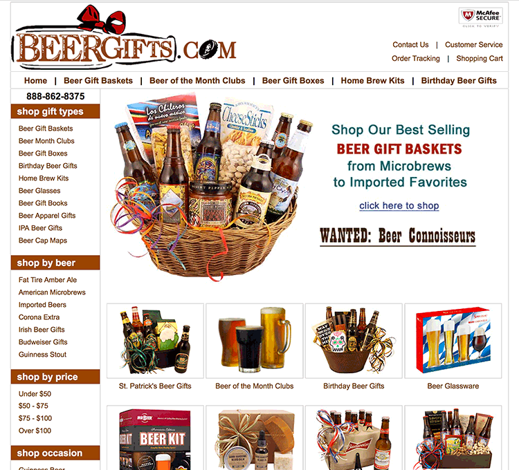Beer Gifts Online Store