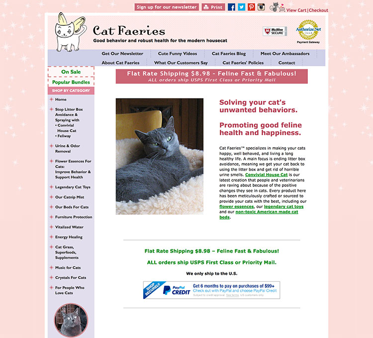 Cat Faeries Online Store