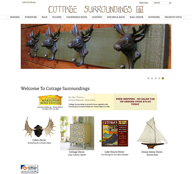 Cottage Surroundings Online Store