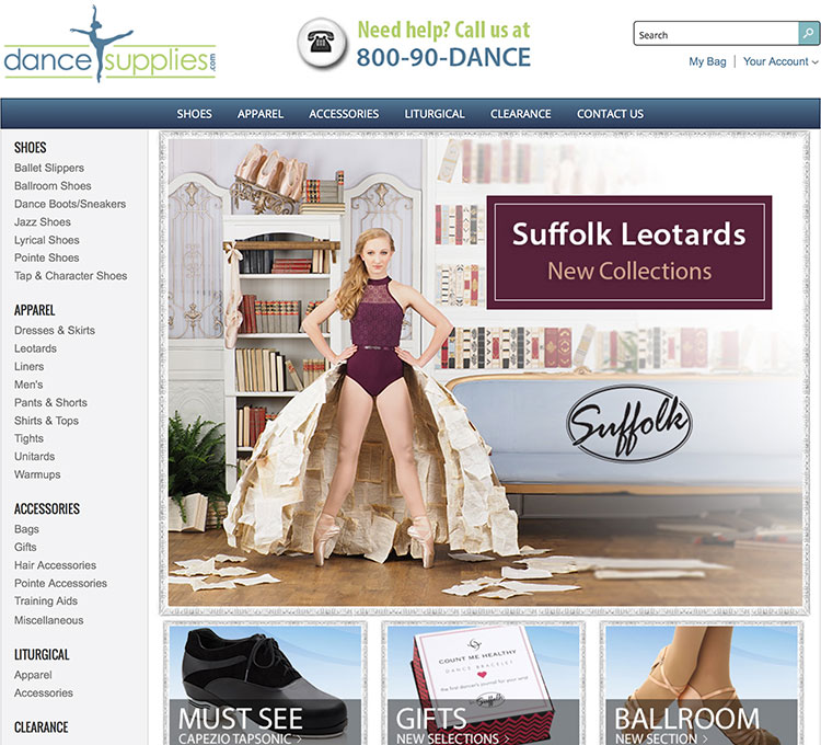 Dance Supplies Online Store