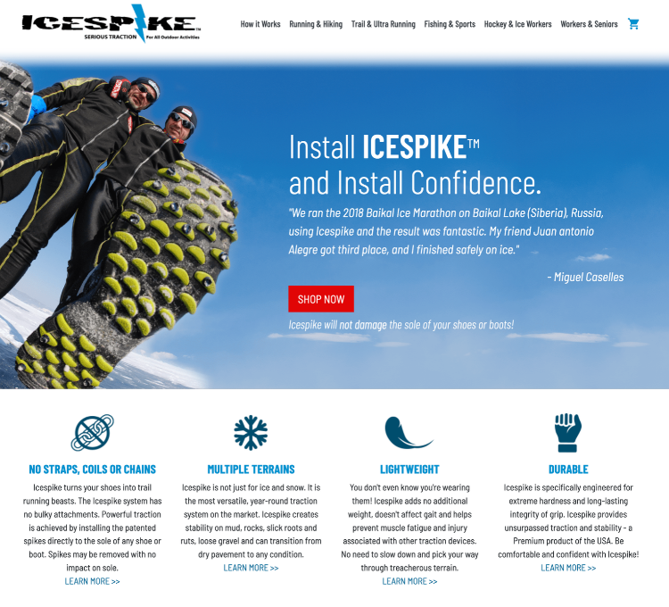 Icespike Online Store