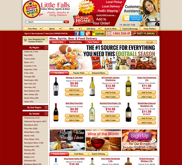 ShopRite Wine Online Store