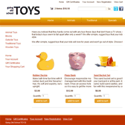 Bar Navigation ShopSite Template