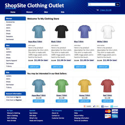 Burst ShopSite Template