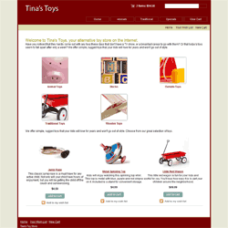 Drill Down ShopSite Template