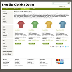 Ship-Shape ShopSite Template