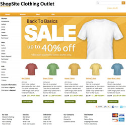 3 Column ShopSite Template