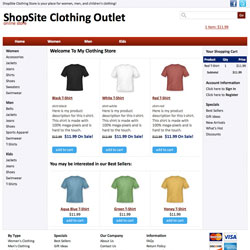 Standard ShopSite Template