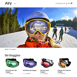 Bootstrap Based Airy ShopSite Template
