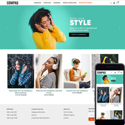 Bootstrap Based Compaq ShopSite Template