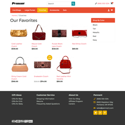 Bootstrap Based Pennant ShopSite Template