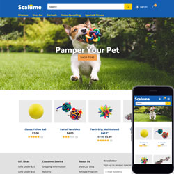 Bootstrap Based Scalume ShopSite Template