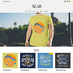 Bootstrap Based Slab ShopSite Template