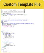 Custom Template File
